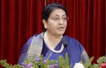 आज पहिलोपटक सार्वजनिक रूपमा विशेष पत्रकार सम्मेलन गर्दै विद्या भण्डारी