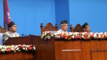 नीति तथा कार्यक्रम प्रस्तुत गर्दै राष्ट्रपति पौडेल