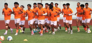 नेपाली राष्ट्रिय फुटबल टिमले आज हङकङसँग मैत्रीपूर्ण खेल खेल्दै