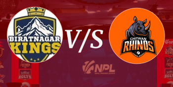 एनपिएलमा : आज विराटनगर किंग्स र चितवन राइनोज भिड्दै