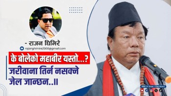 के बोले महाबीरले यस्तो…? जरीवाना तिर्न नसक्ने जेल जान्छन..