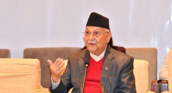 राष्ट्रिय सभालाई सम्बोधन गर्दै प्रधानमन्त्री