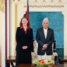 राष्ट्रपति र अष्ट्रेलियाली राजदूतबीच भेटघाट