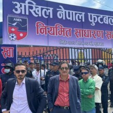 एन्फाको साधारणसभामा भाग लिन रोकिएपछि पूर्वअध्यक्ष गणेश धर्नामा