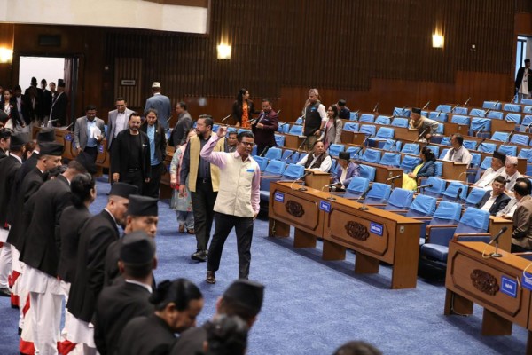 प्रतिपक्षी दल रास्वपाले सोमबारको पनि गर्यो प्रतिनिधि सभा बैठक बहिस्कार