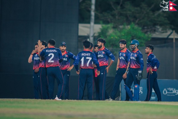 टी-२० विश्वकप छनोटको सुपर सिक्समा नेपालले ओमानसँग खेल्दै