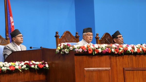 नीति तथा कार्यक्रम प्रस्तुत गर्दै राष्ट्रपति पौडेल