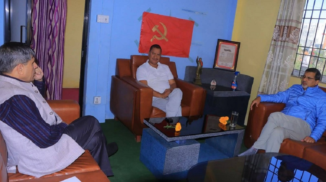 विप्लव, शर्मा र भुसालबीच बृहत् वामपन्थी अभियानका लागि सहकार्य गर्ने सहमति