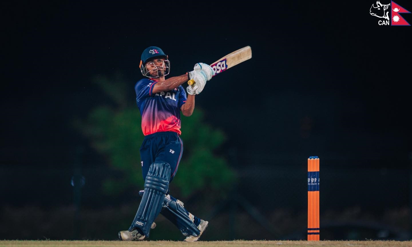 नेपालले युएईलाई दियो २३४ रनको लक्ष्य