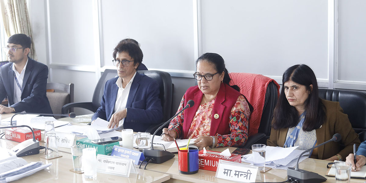 निजामती विधेयकको मस्यौदा प्रतिवेदन समितिमा प्रस्तुत
